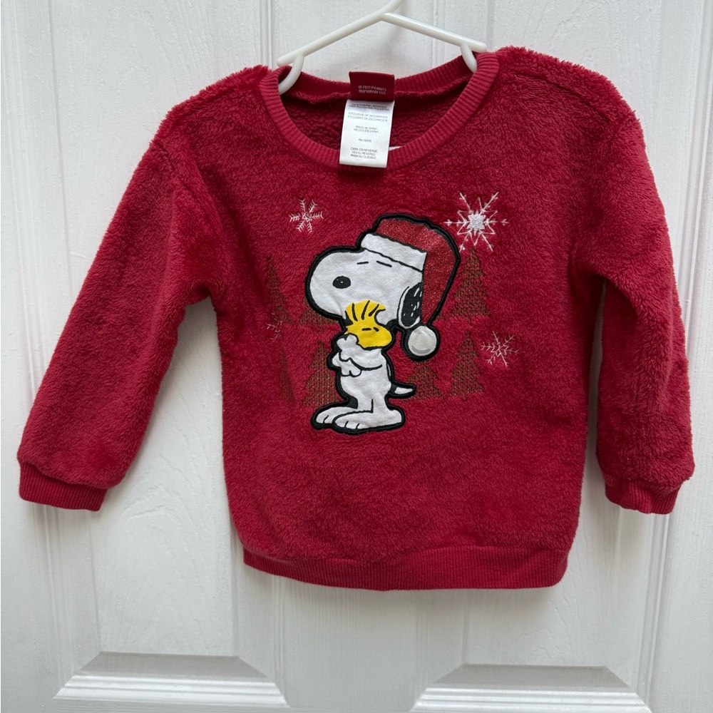 Snoopy & Woodstock Christmas Sweatshirt (3T) – Like New
